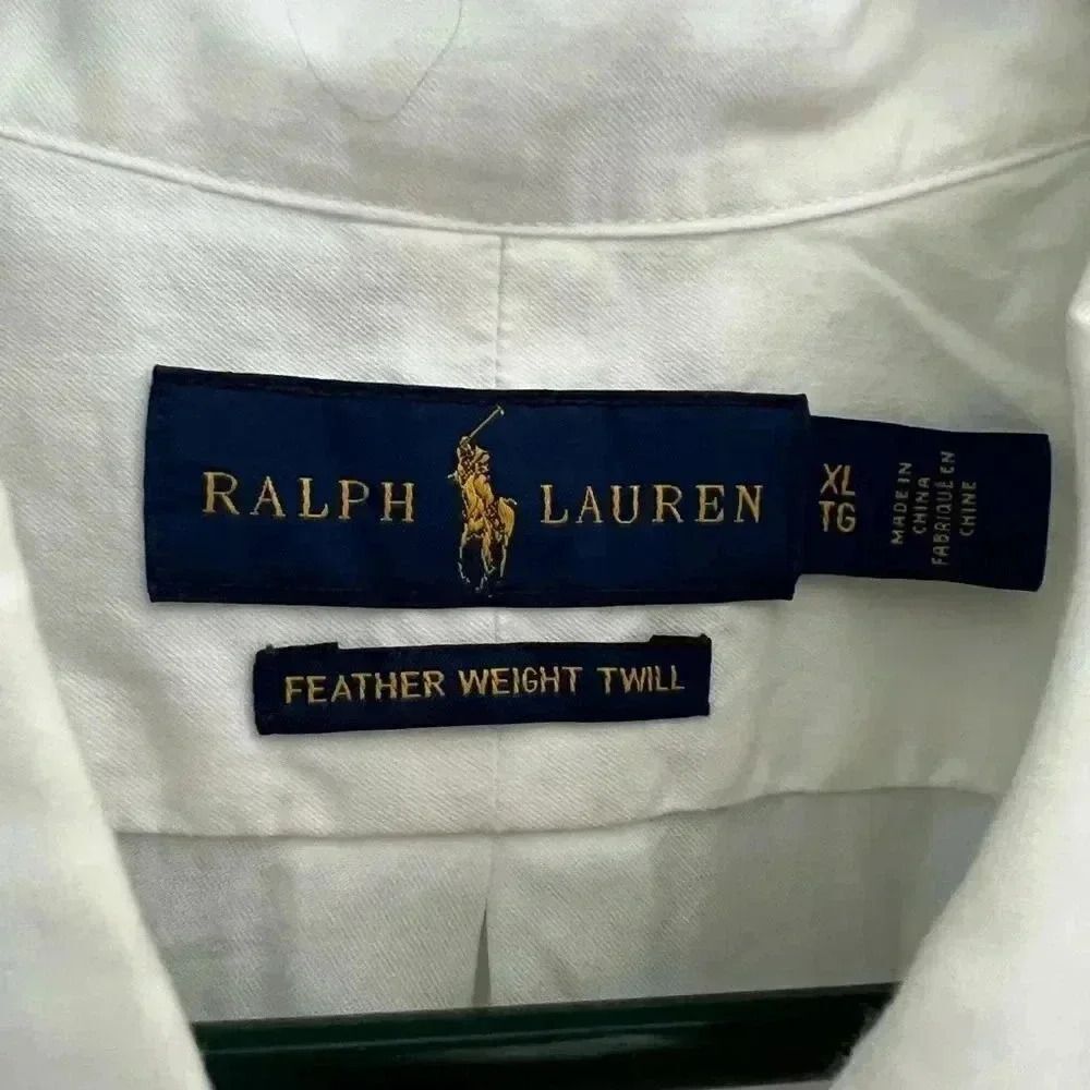 Extra Large White Ralph Lauren Button Down - Picture 2 of 5